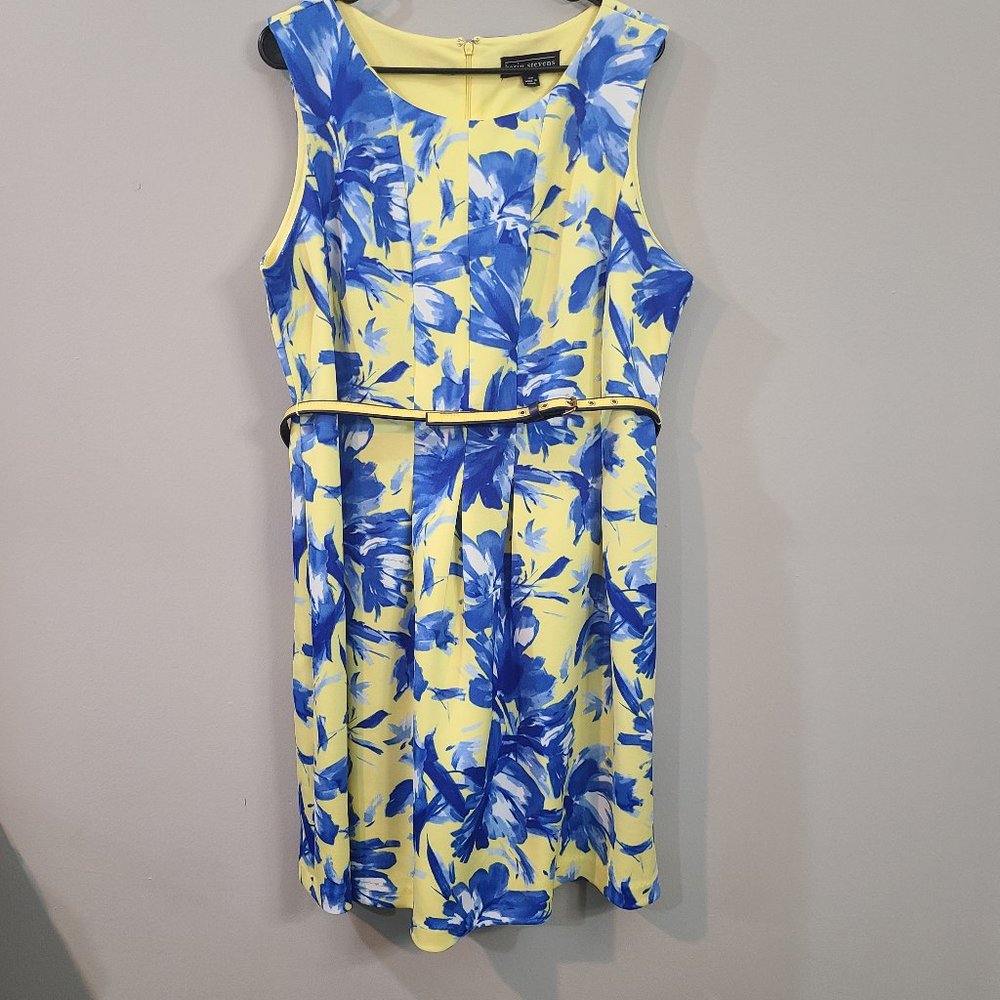 Karin Stevens Floral Midi Dress